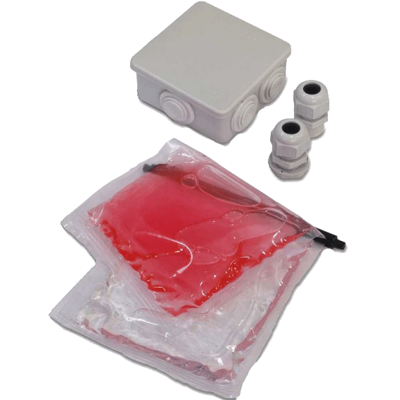 Famatel Razvodna kutija nadžbuk 80x80, vodonepropusna, IP68+ GEL - 3002-GL