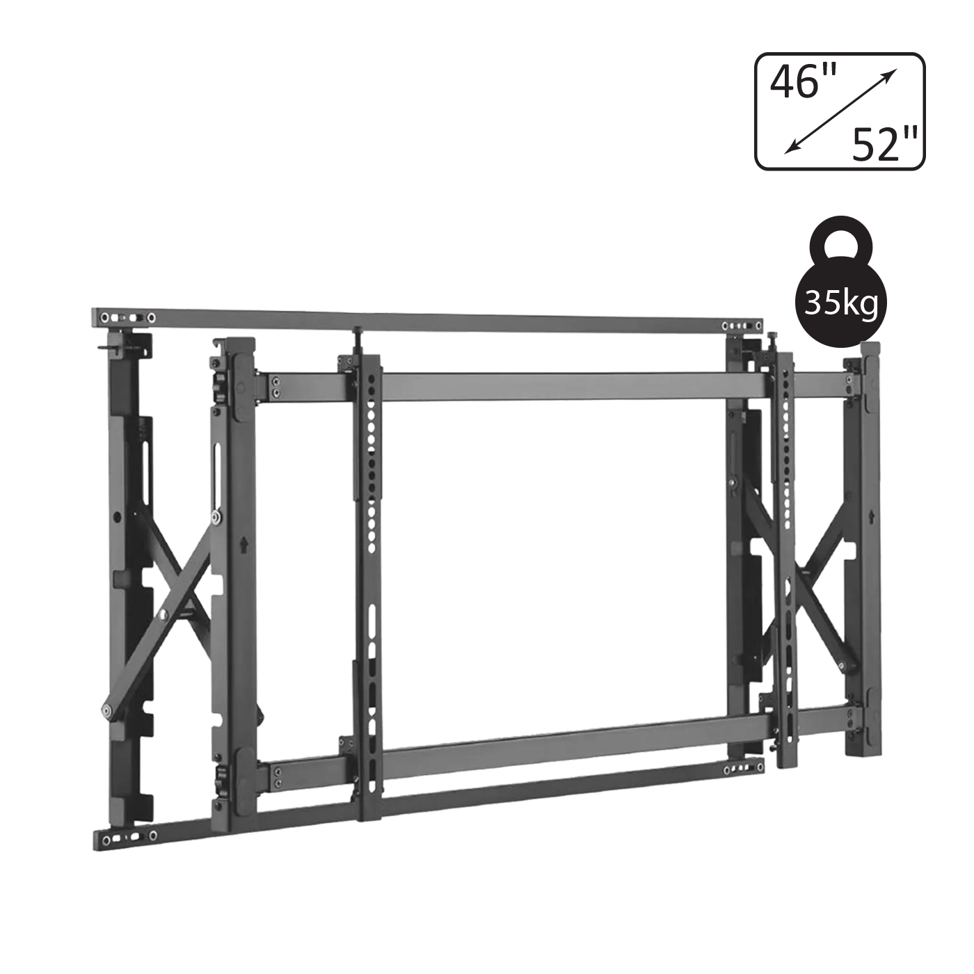 Maclean Nosač za TV prijemnik, video zid, multiscreen, 46"-52", 35kg - MC-845