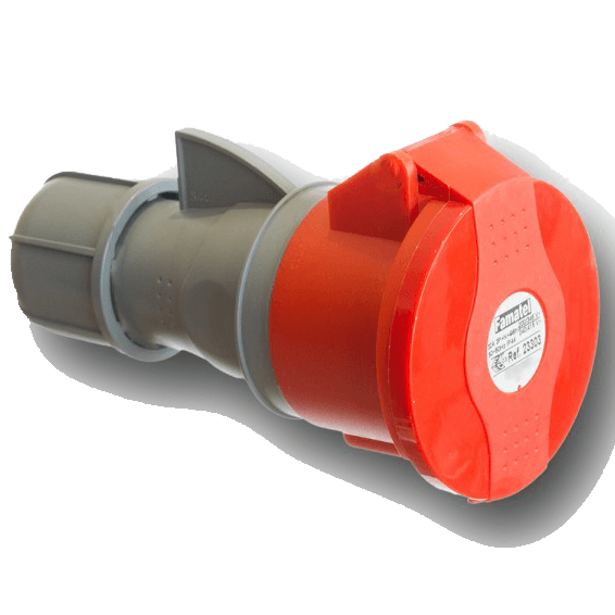 Famatel Utičnica spojka, 32A/380÷415, 5 Polna (3P+N+E), IP44 - 23303