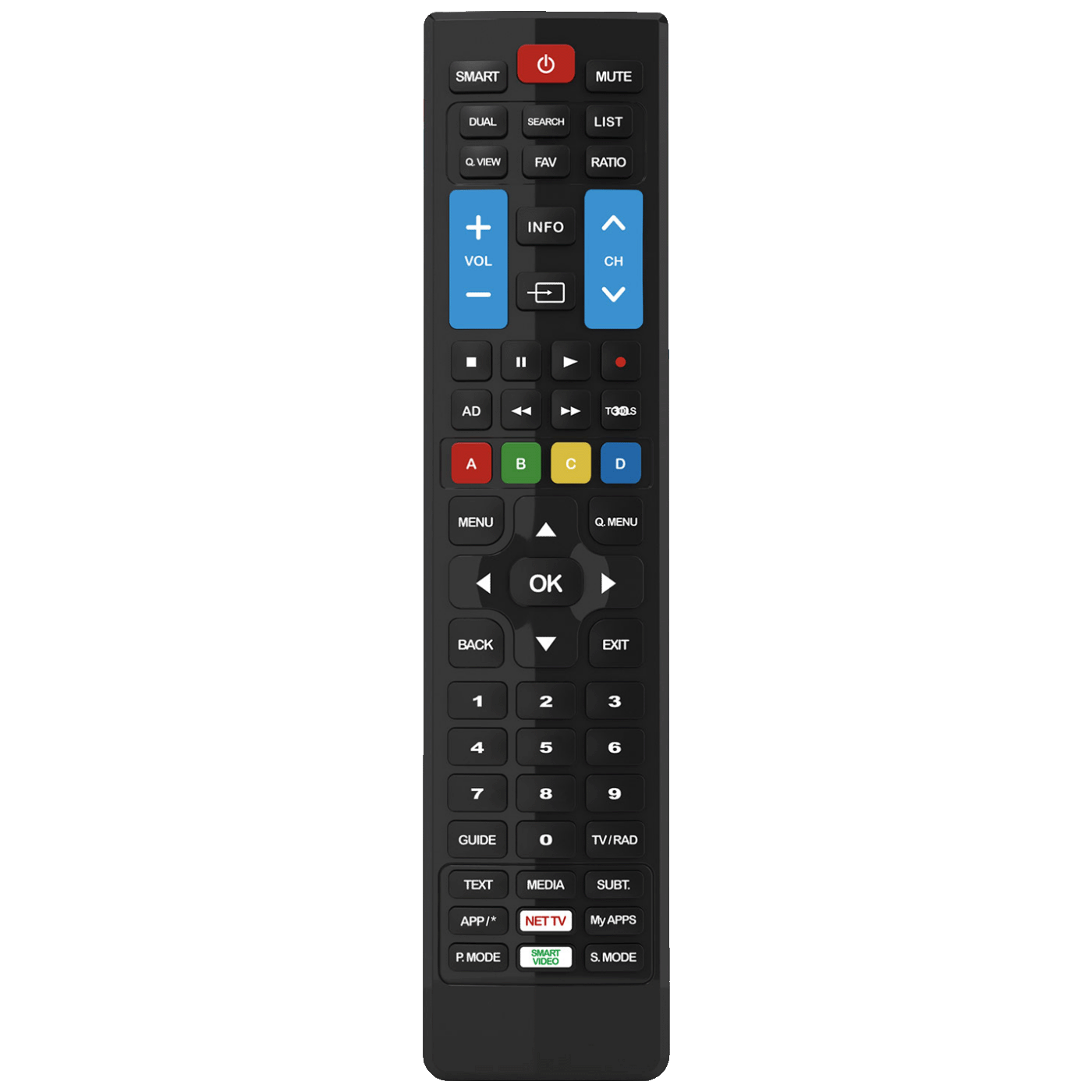 Superior Daljinski upravljač za LG  TV i SMART prijemnik - RC LG Smart