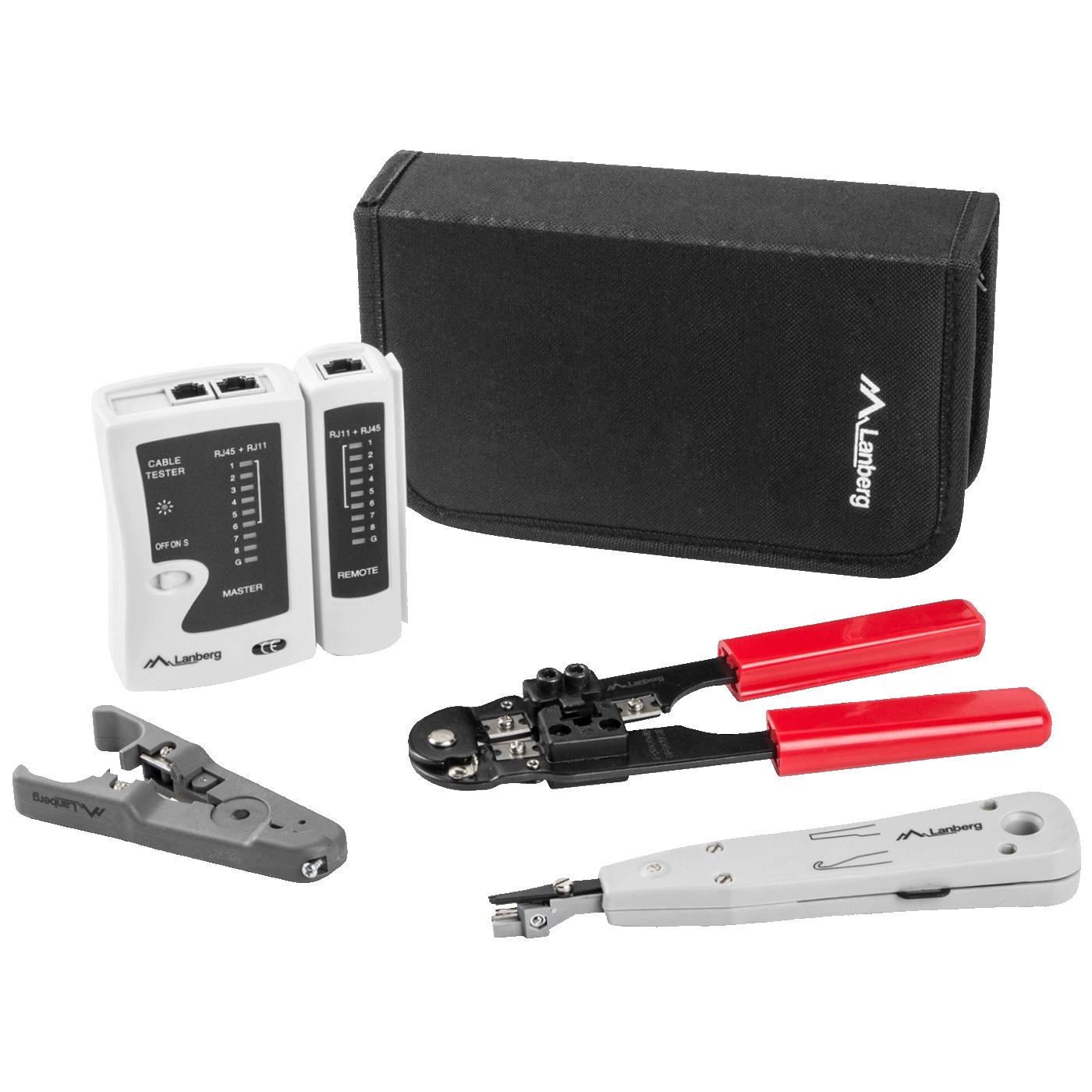 Lanberg Alat za motažu LAN i telefonskih konektora, set - NT-0301