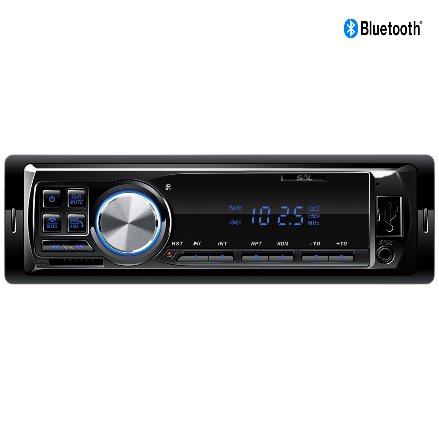 SAL Auto radio, 4 x 45W, BT, FM, USB/SD/AUX, daljinski upravljač - VBT 1100/BL