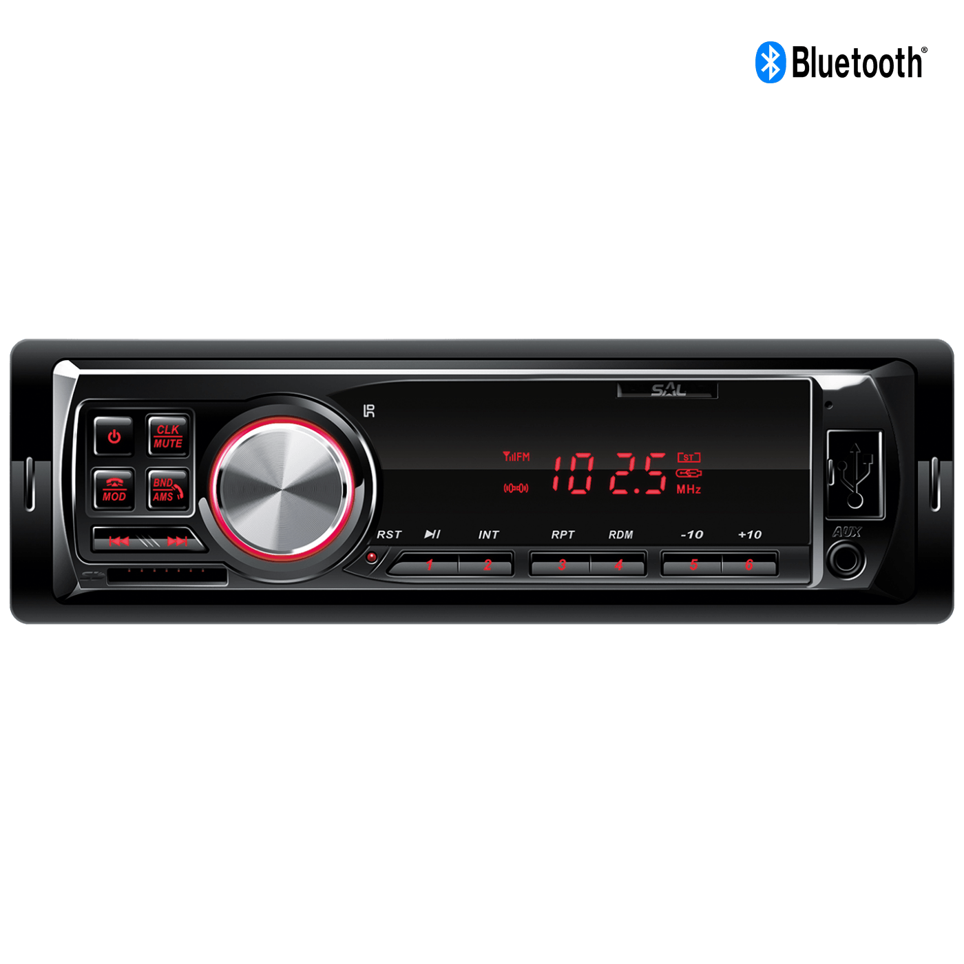 SAL Auto radio, 4 x 45W, BT, FM, USB/SD/AUX, daljinski upravljač - VBT 1100/RD