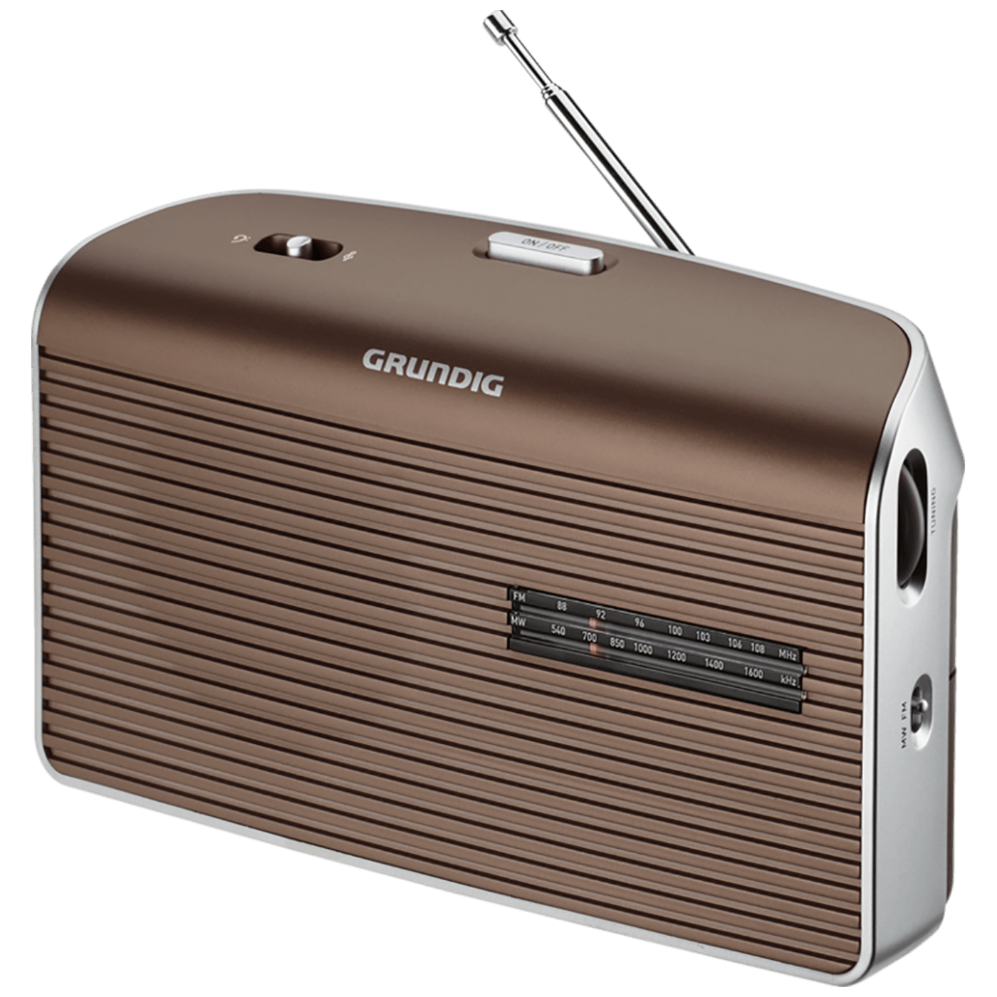 Grundig Radio prijemnik, AM - FM - Music 60 Brown/Silver