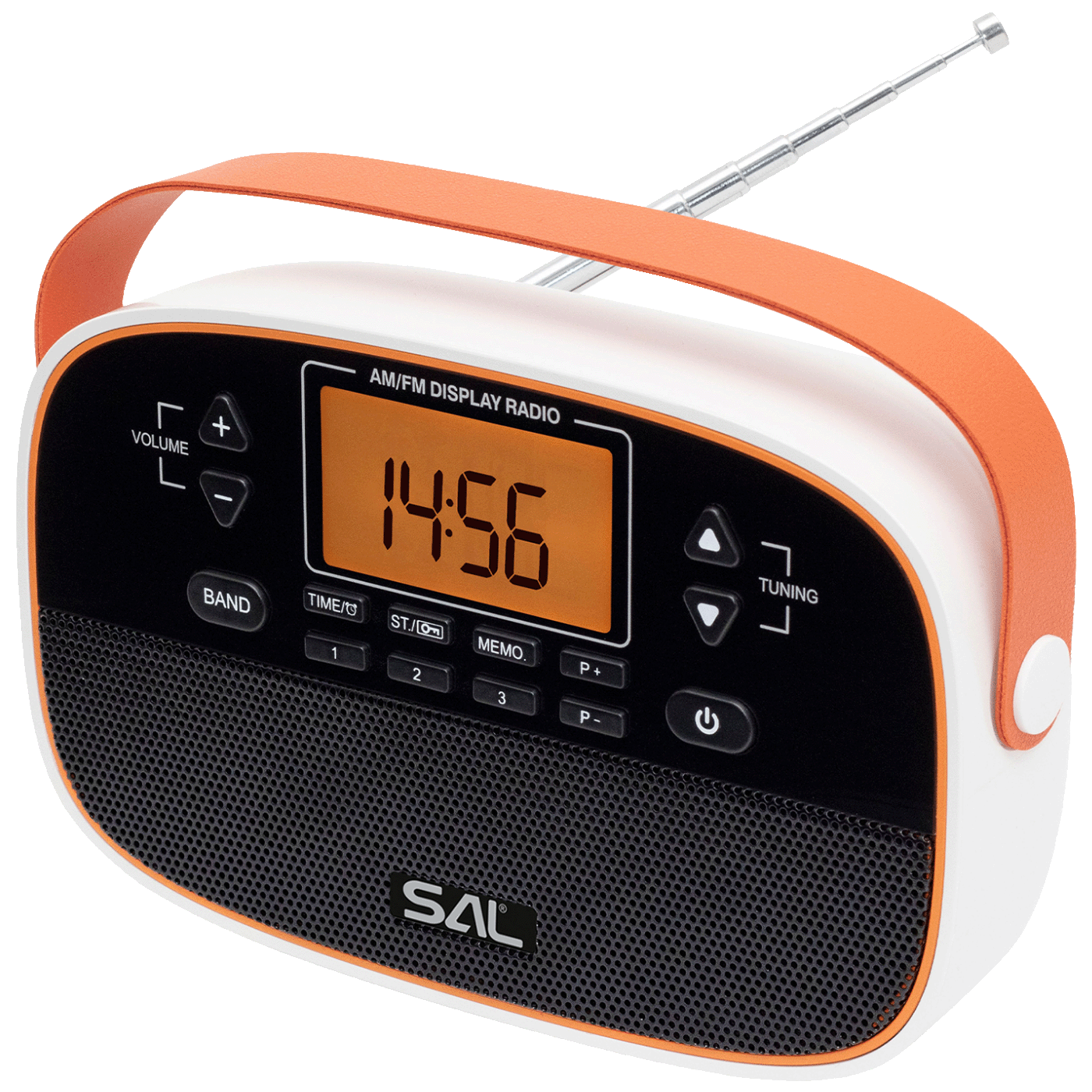 SAL Radio prijemnik, AM / FM, alarm, LCD zaslon - RPR4LCD