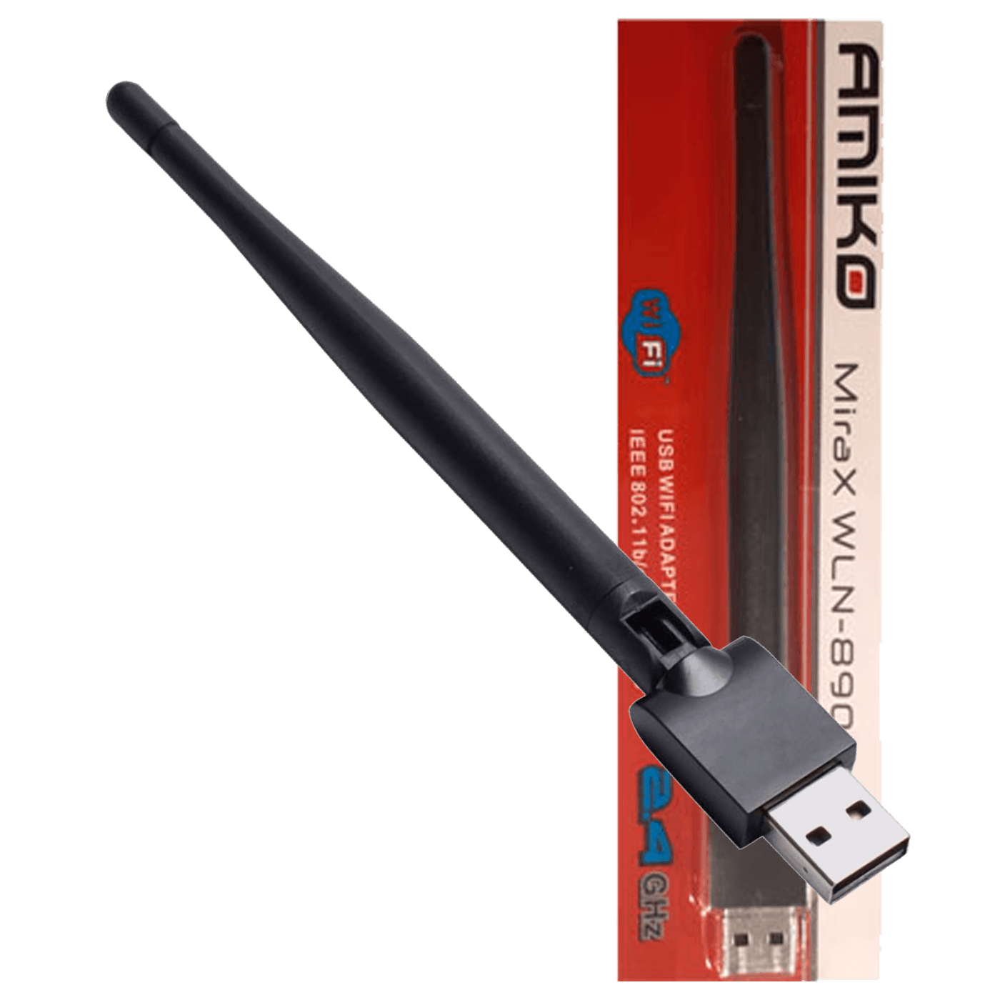 Amiko Wi-Fi mrežna kartica, USB, 2.4 GHz, 150 Mbps - WLN-890