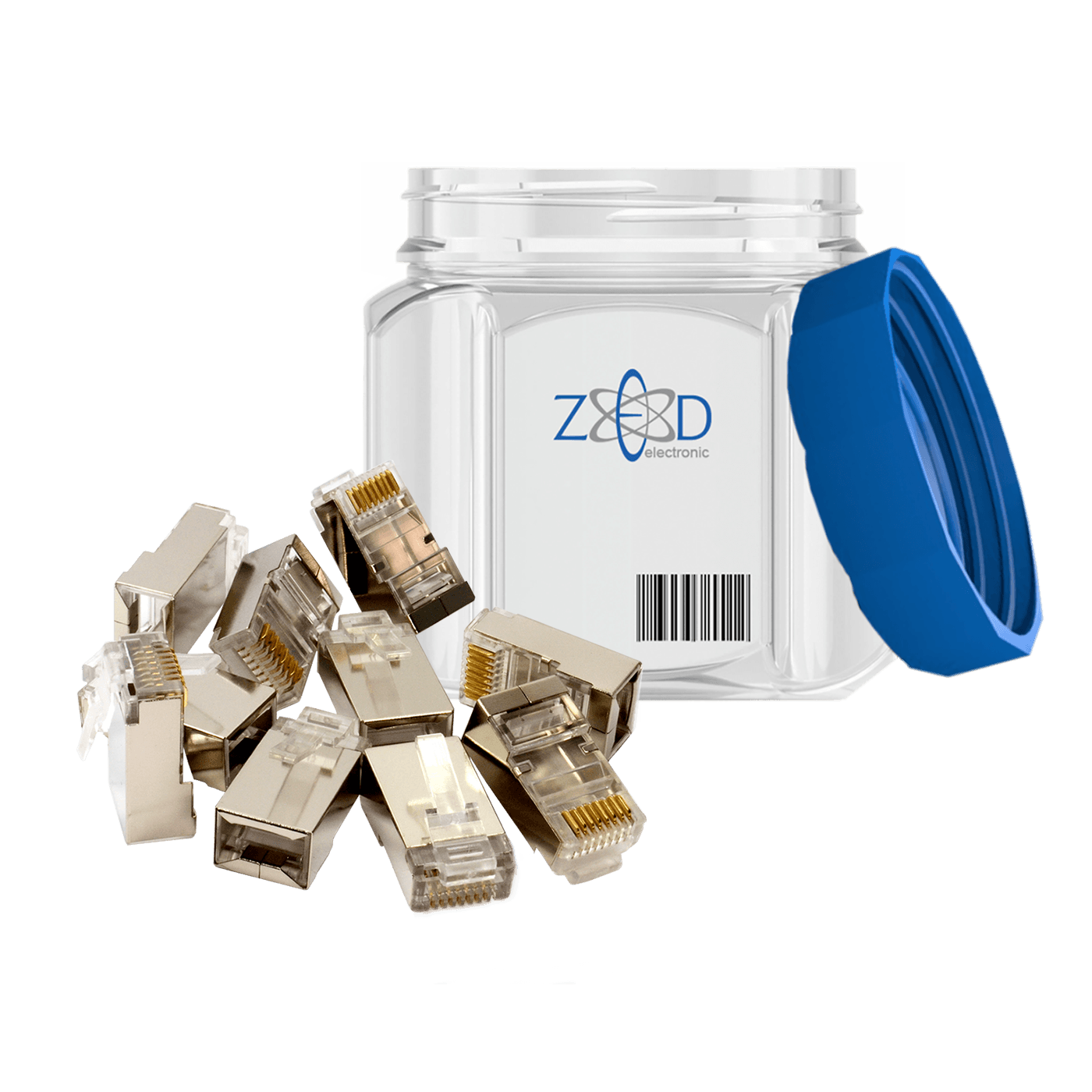 ZED electronic Mrežni konektor 8/8, RJ45, Cat6,  50 komada - FTPK-M/50