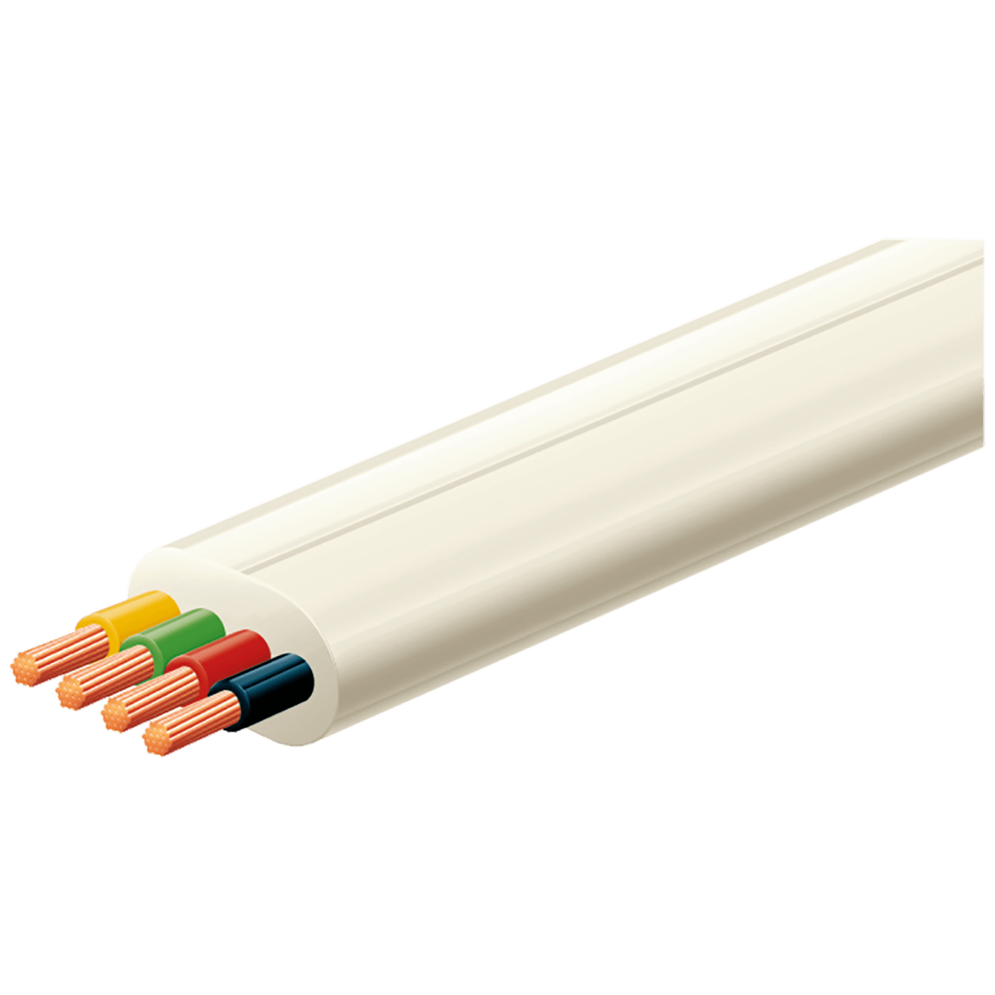 home Telefonski kabl, bakar, 4/4, 100 met.,  bijeli - TK 1/WH