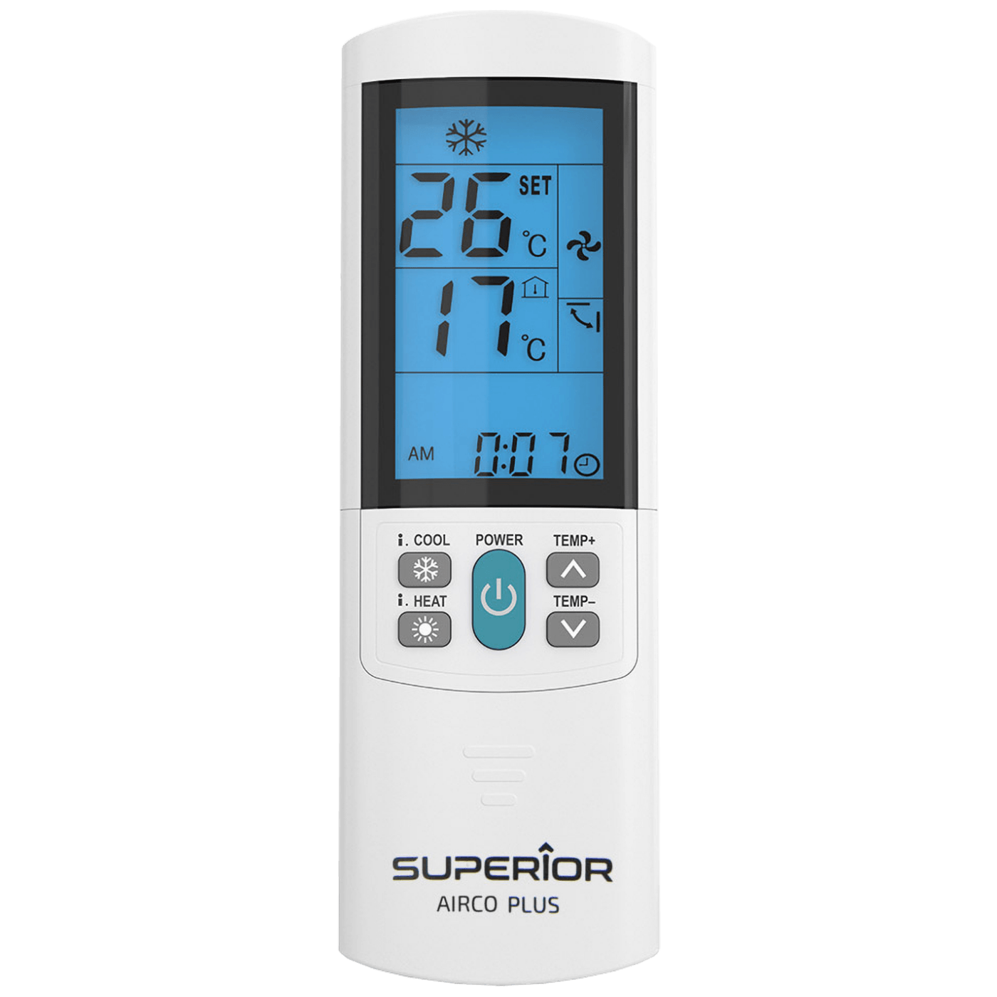 Superior Daljinski upravljač za klime, 2000 kodova, univerzalni - RC AirCo Plus