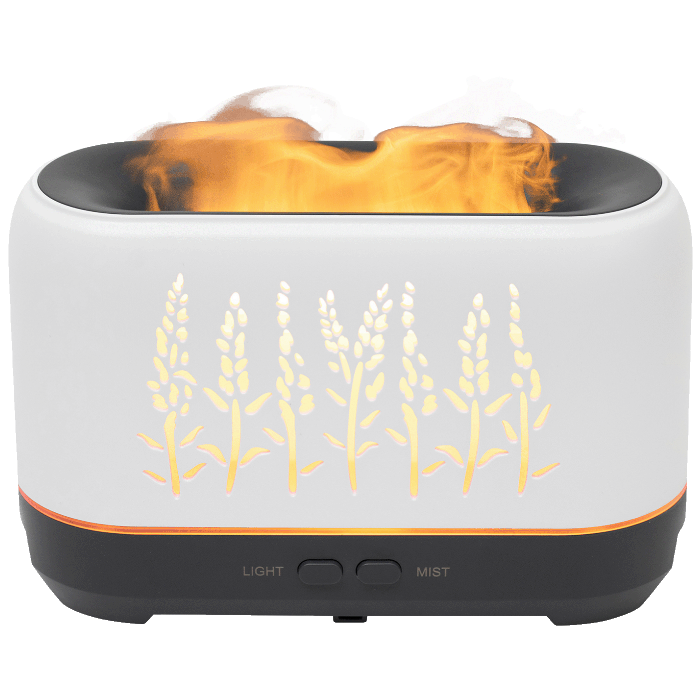 home Ultrazvučni aroma difuzor, ovlaživač, efekt plamena, 200ml - AD 200F