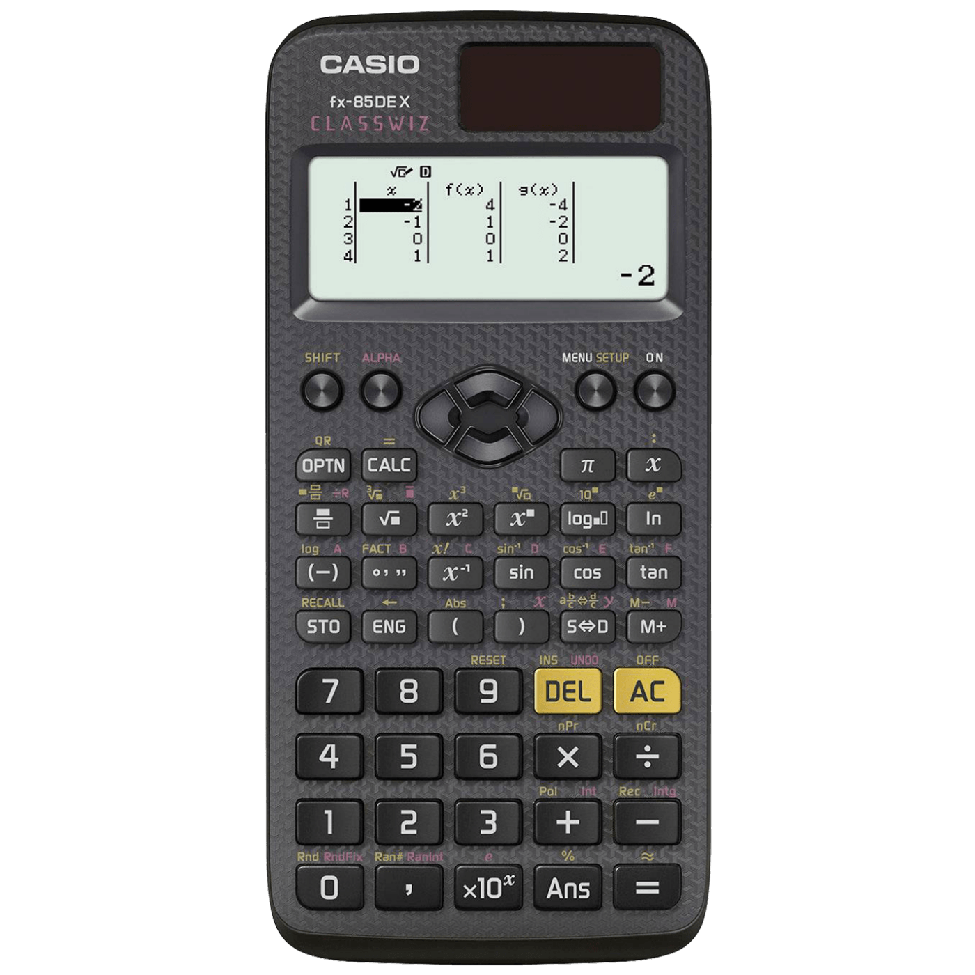 Casio Kalkulator, školski, 325 fn., solarno / baterijsko napajanje - FX-85DEX