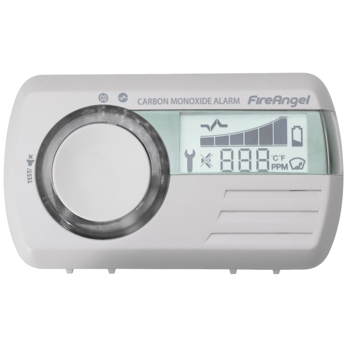 FireAngel Detektor Carbon monoxida, alarm, LCD display - CO-9D-INT