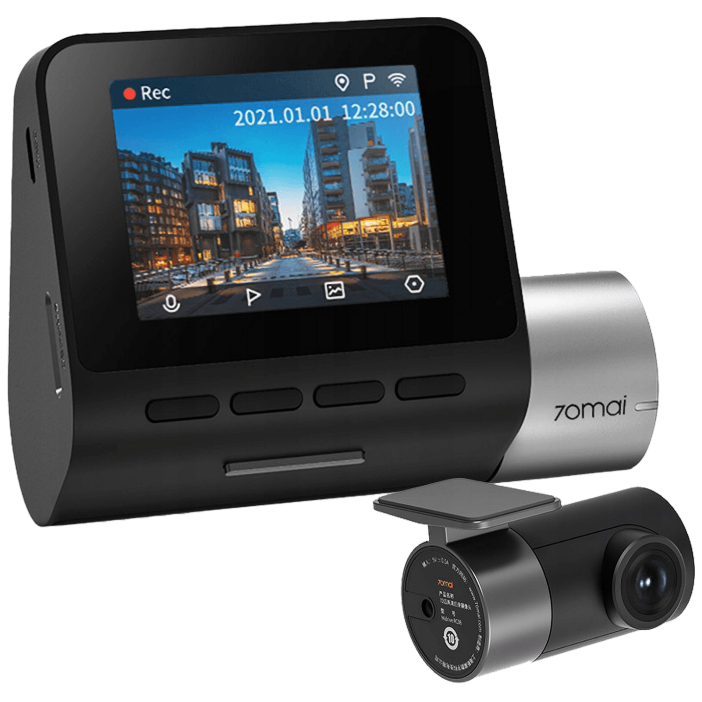 Xiaomi Auto kamera, set, (A500S + RC06), 2.7K, GPS, WiFi - 70mai A500s-1 Dash Cam