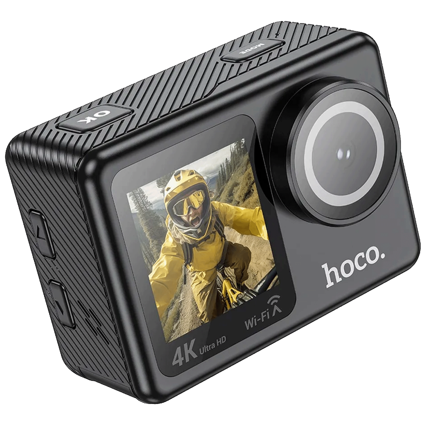 hoco. Sportska kamera, 1.3"/ 2" IPS LCD, 4K UHD, WiFi, microSD - DV101