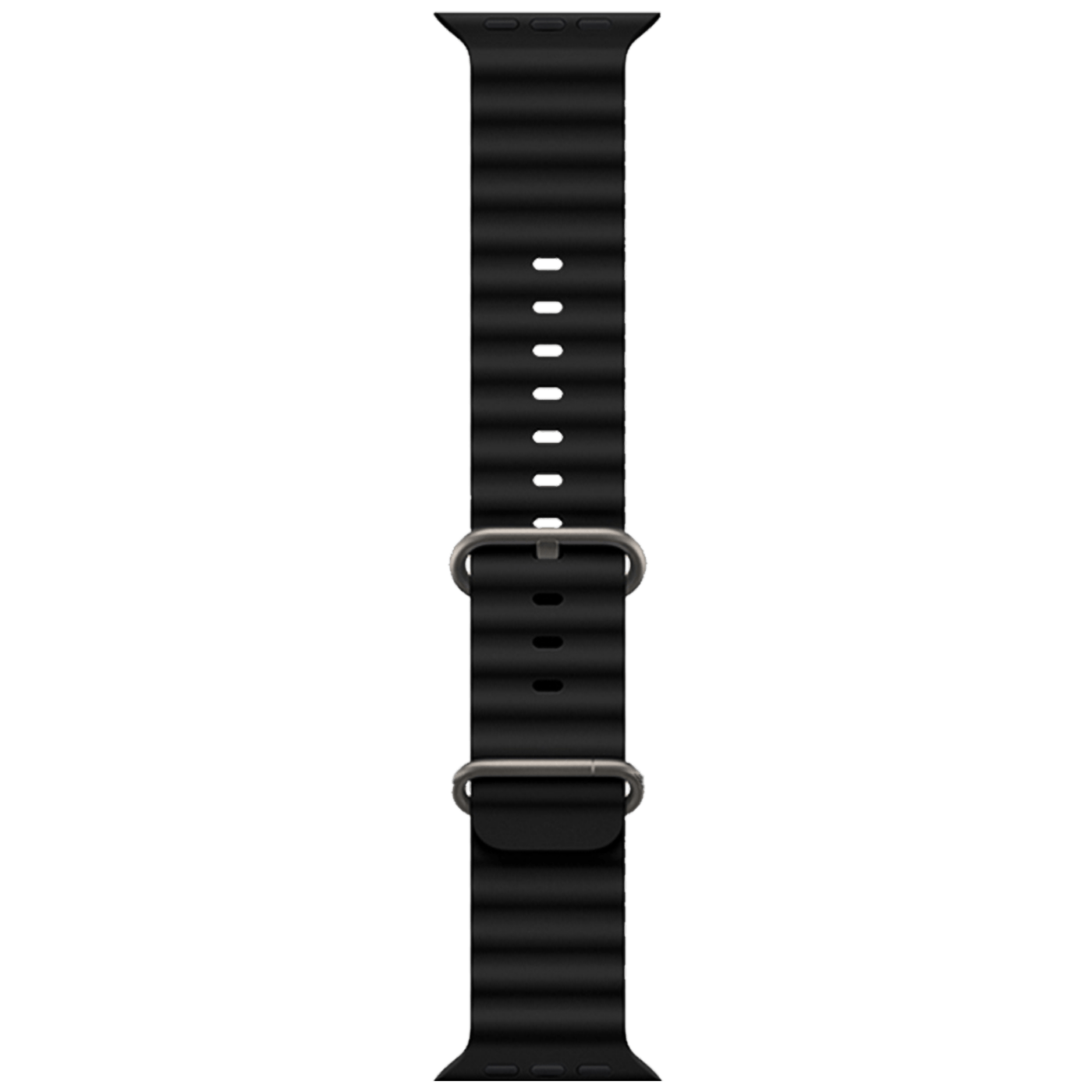 hoco. Silikonski remen za iWatch, 42/44/45/49mm, crna - iWatch WA12 Black