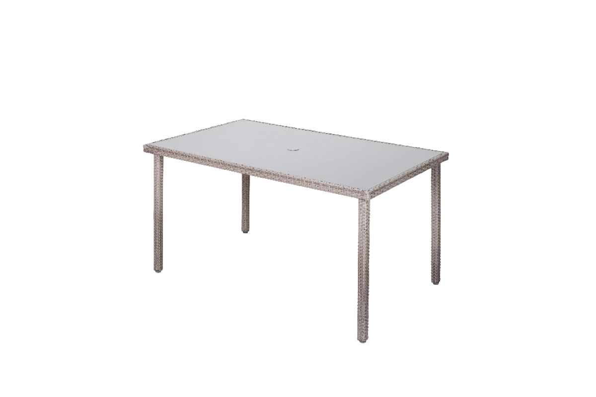 Bastenski sto od ratana ATLANTIC - sivi
