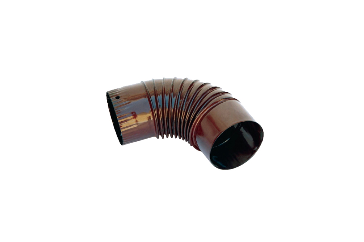 Emajlirana dimovodna cev - kriva braon (fi 120)