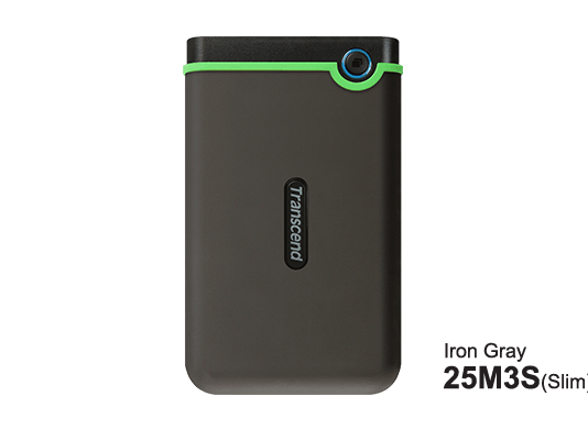 Transcend HDD 2TB StoreJet M3Portable,USB 3.1,anti-shock,Iron Gray