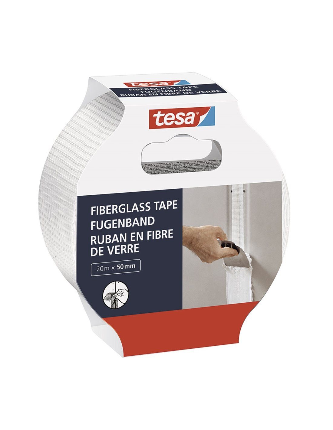 TESA MREŽASTA TRAKA OD STAKLOPLASTIKE 20M x 50MM