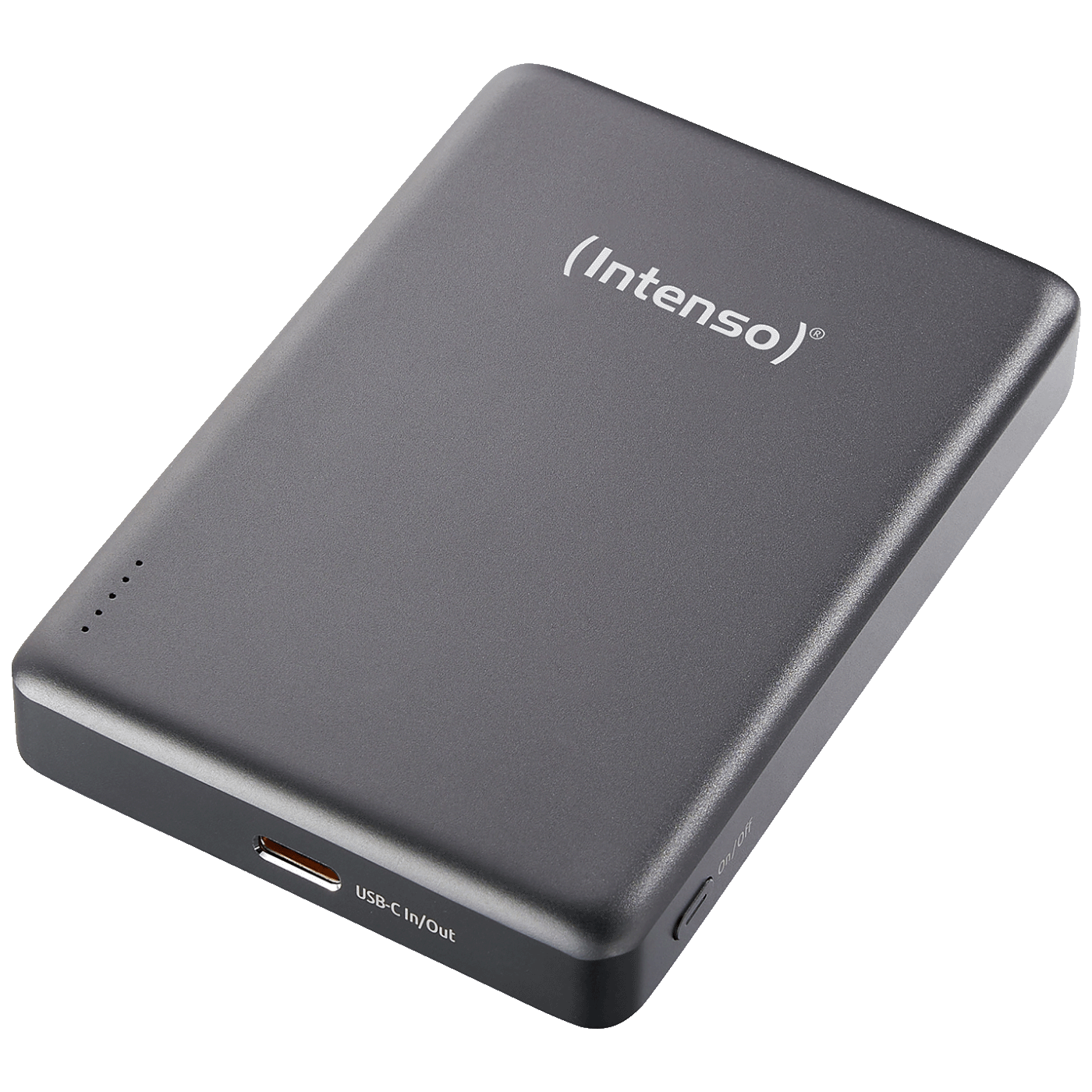 (Intenso) Prijenosni punjač, MagSafe, 10000mAh, bežični - POWERBANK MW10000 Gray