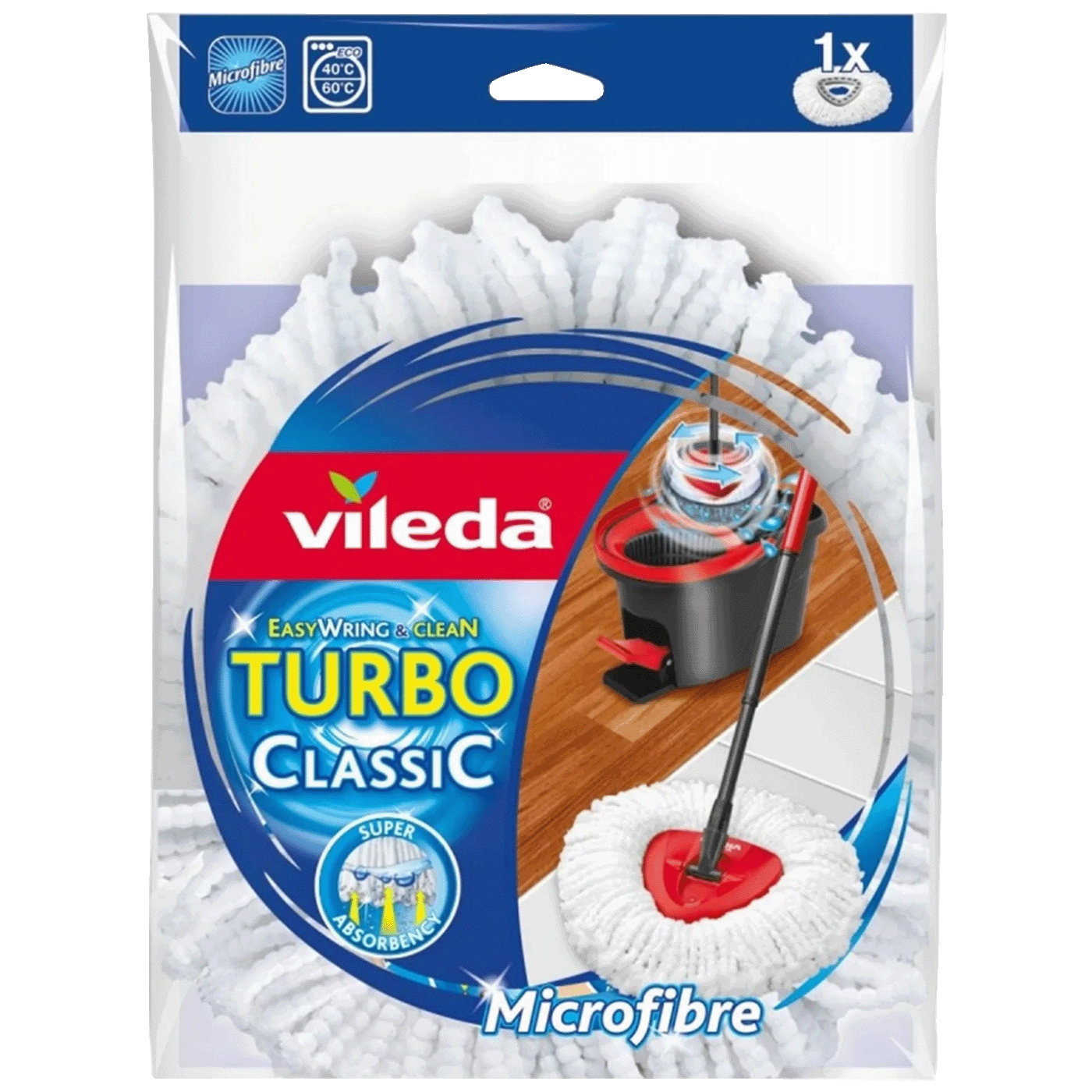 Vileda Navlaka za čišćenje poda, Spin Mop Refill  TURBO Classic - Spin Mop Refill TURBO Classic