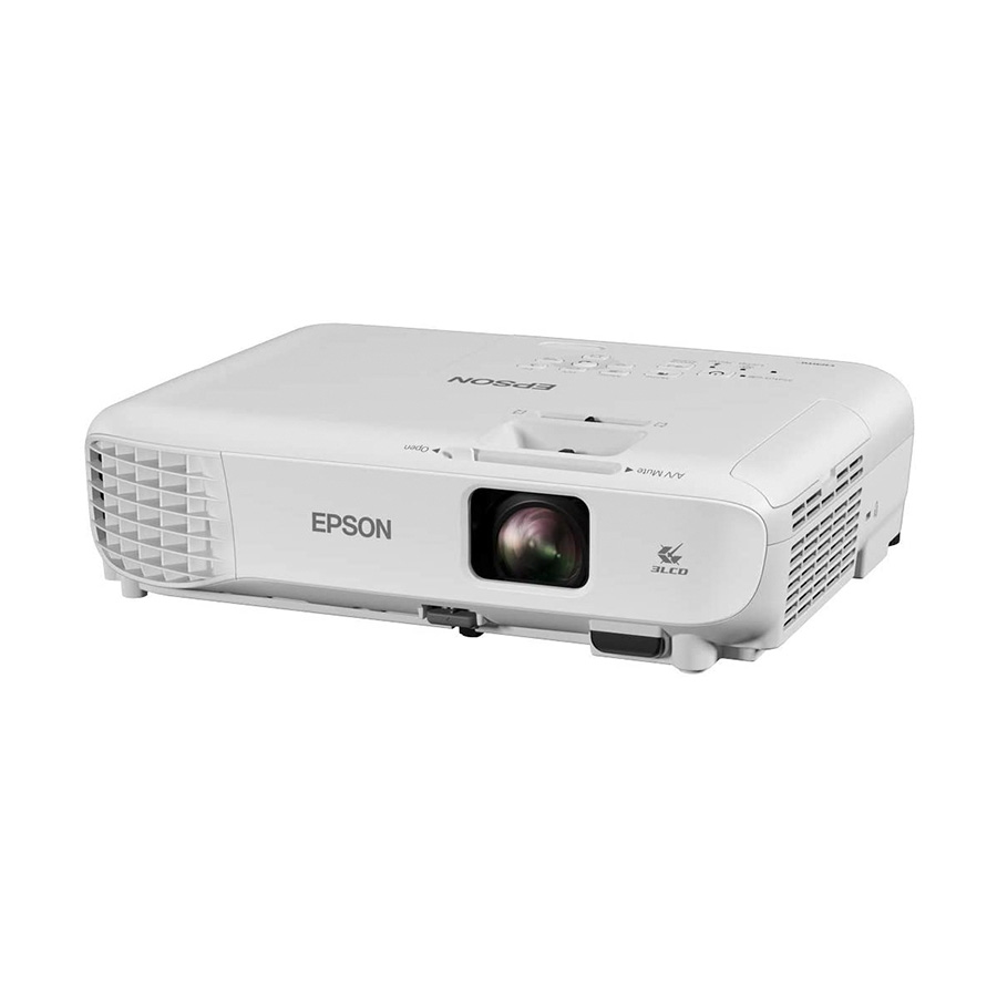 PROJEKTOR EPSON EB-W06 3LCD, HD ready, 3700 Lumena,WXGA, 1280 x 800. WiFi(opciono). boja bijela 