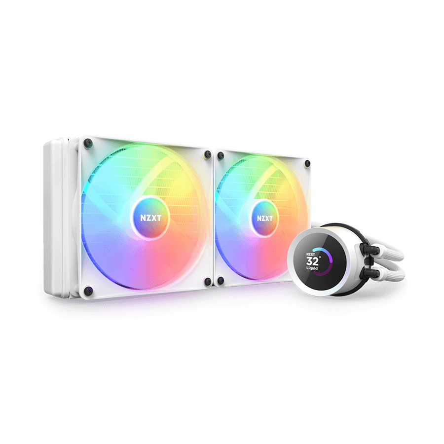 CPU hladnjak AIO Liquid gaming NZXT Kraken Elite 280 RGB white, RL-KR280E-W1