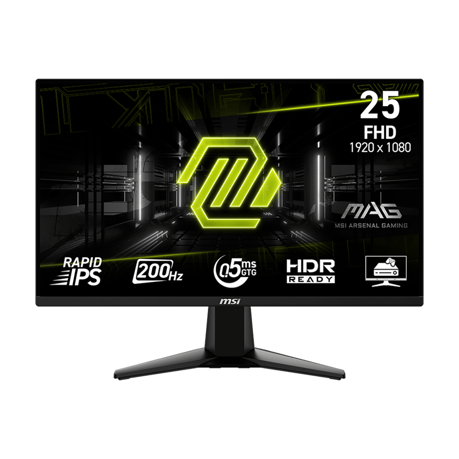 MONITOR MSI MAG  25" G255F E20 FHD IPS 200HZ GAMING 