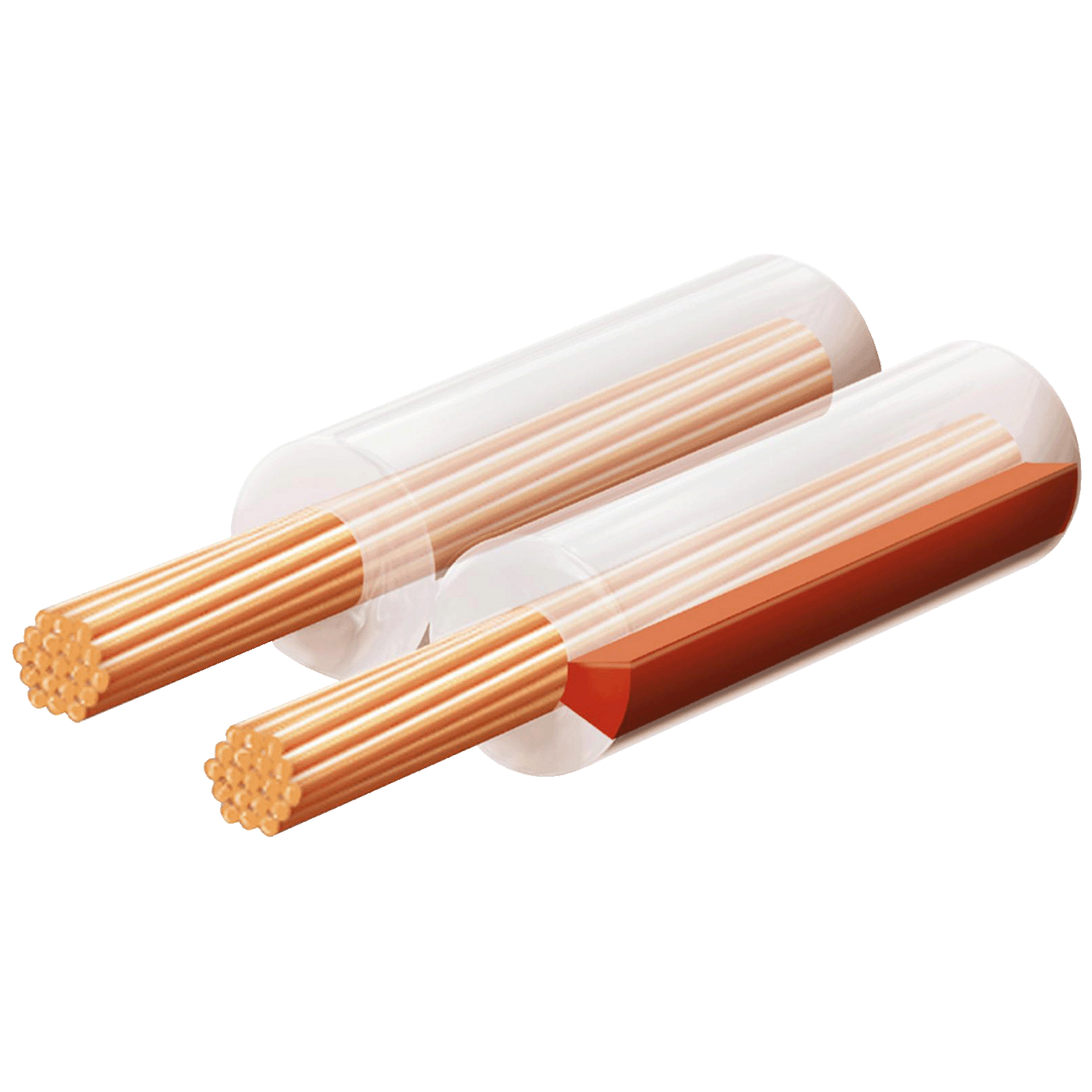 USE Kabel za zvučnike 2 x 1,00 mm, transparent, 100 met. - KLS 1T