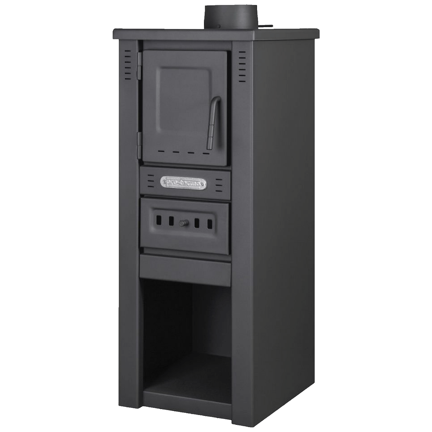 pro-termo Peć na čvrsto gorivo, 6kW, crna - LAVA Basic