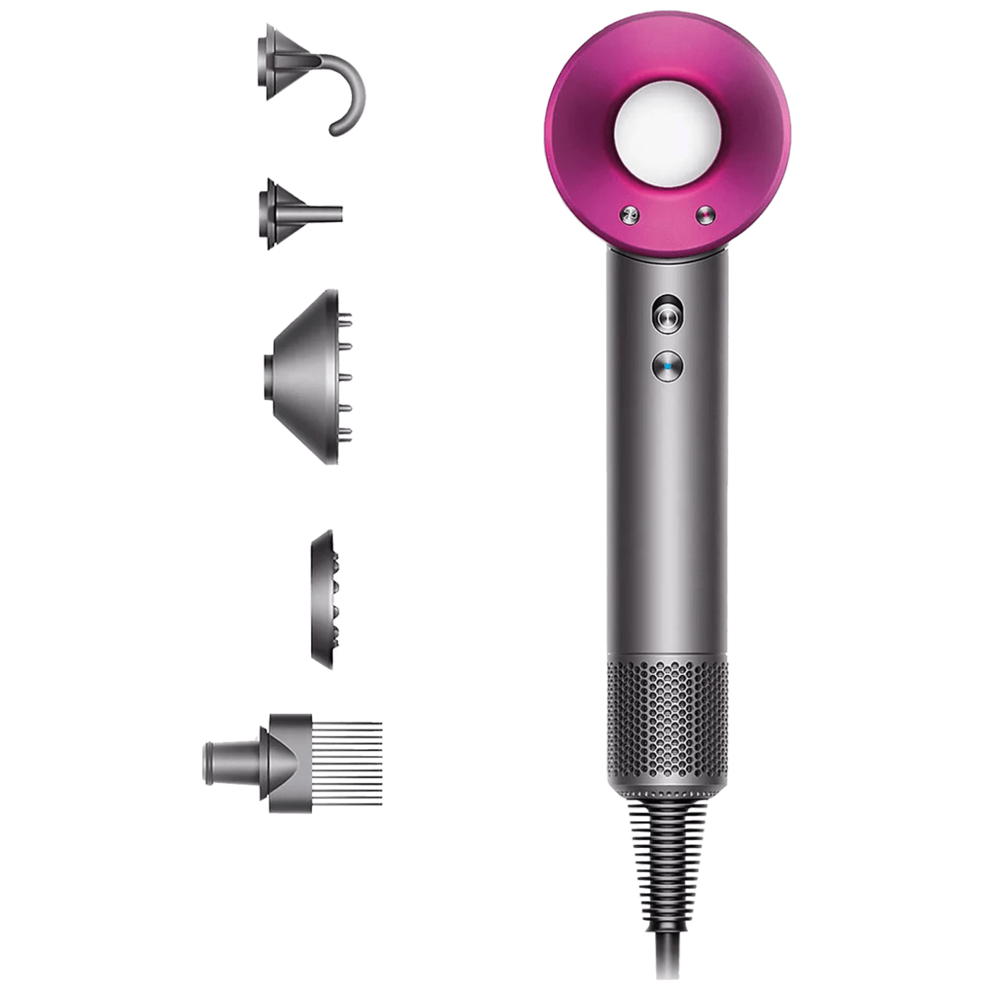 Dyson Fen za kosu, 1600W - HD07 Iron/Fuchsia