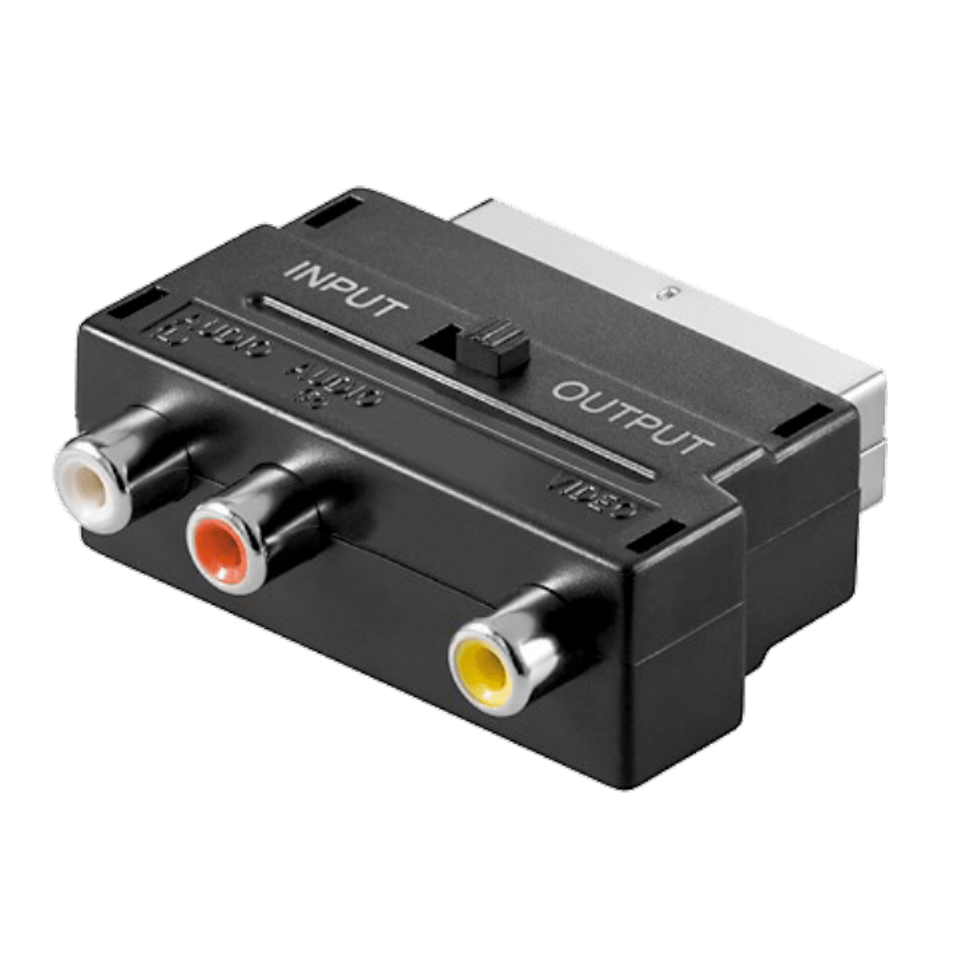 ZED electronic Scart prelaz na 3 x RCA (činč), sa prekidačem, bulk - BK-VP49