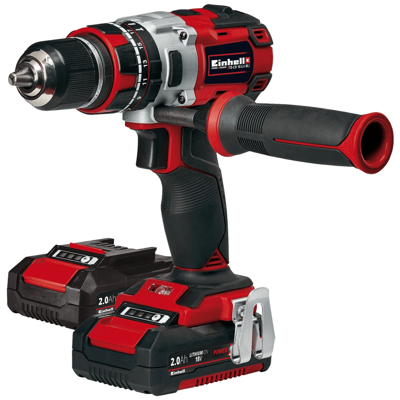 Einhell Aku udarna bušilica, 18 V / 2000 mAh - PXC TECD 18 Li-i BL Kit