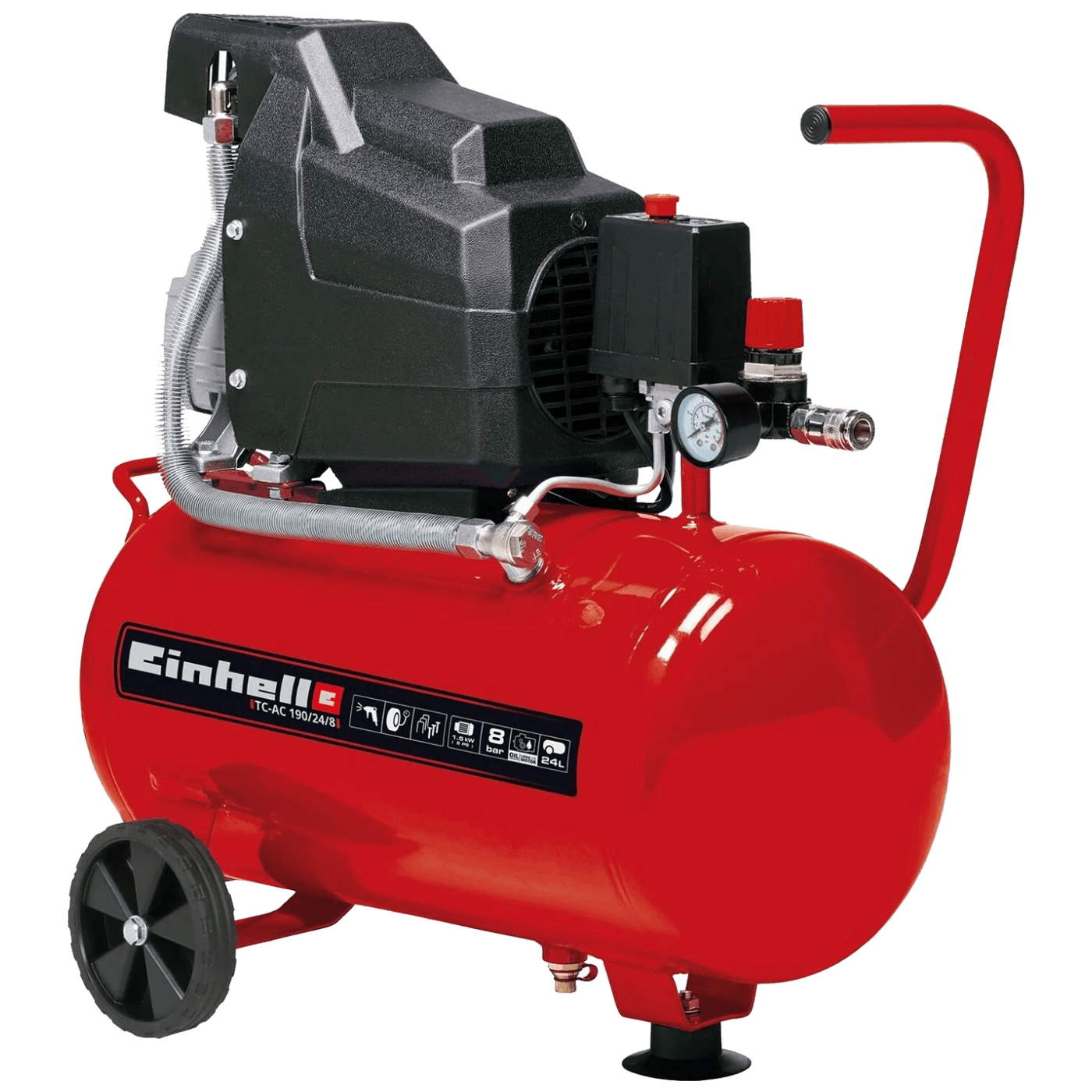 Einhell Zračni kompresor, 1500 W - TC-AC 190/24/8