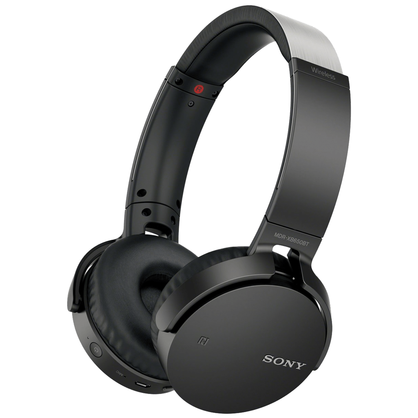 Sony Slušalice, stereo, bežične, Bluetooth, NFC - MDRXB650BTB.CE7