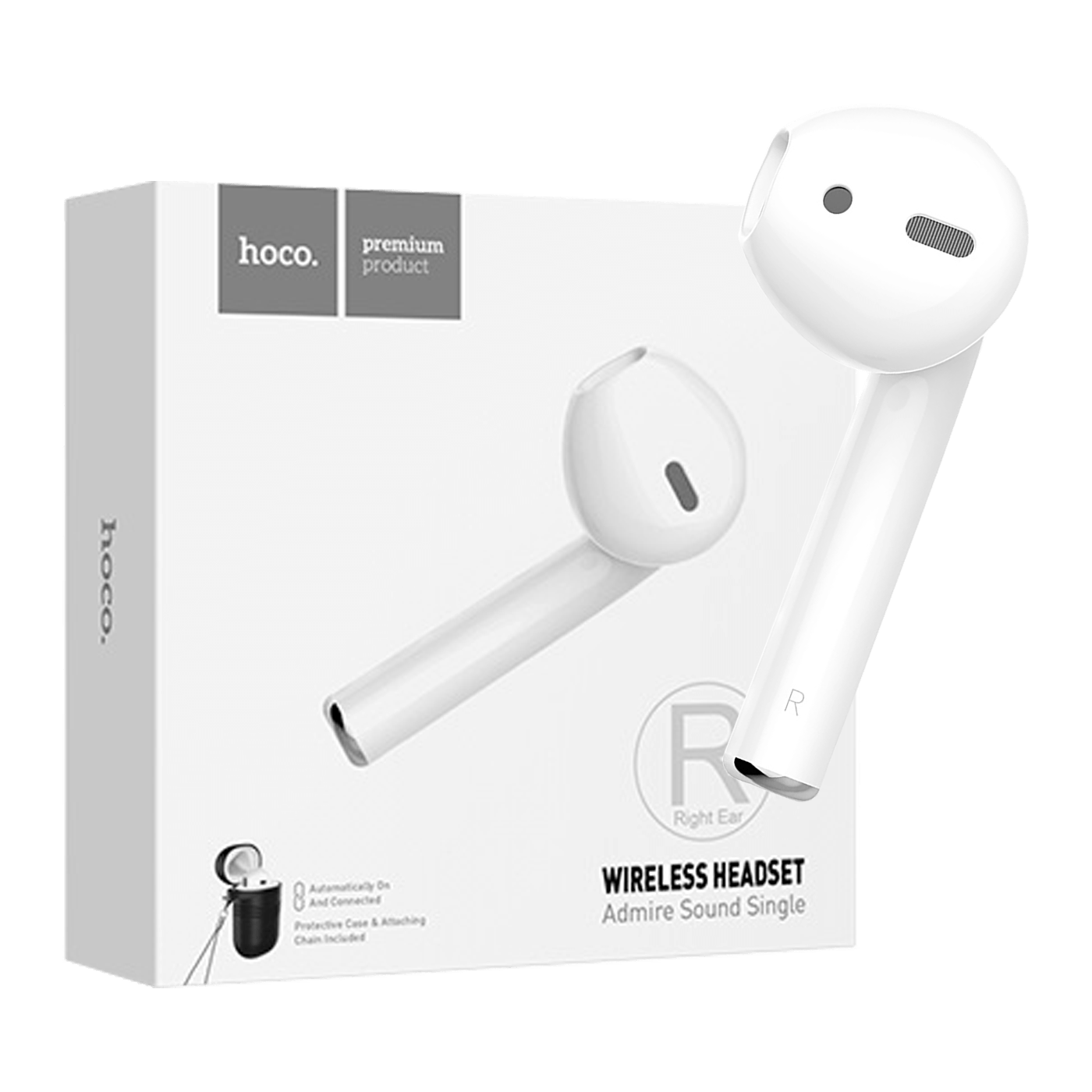 hoco. Slušalica bežična sa mikrofonom, BT v5.0, crna torbica - E39 Admire sound/BK sleeve