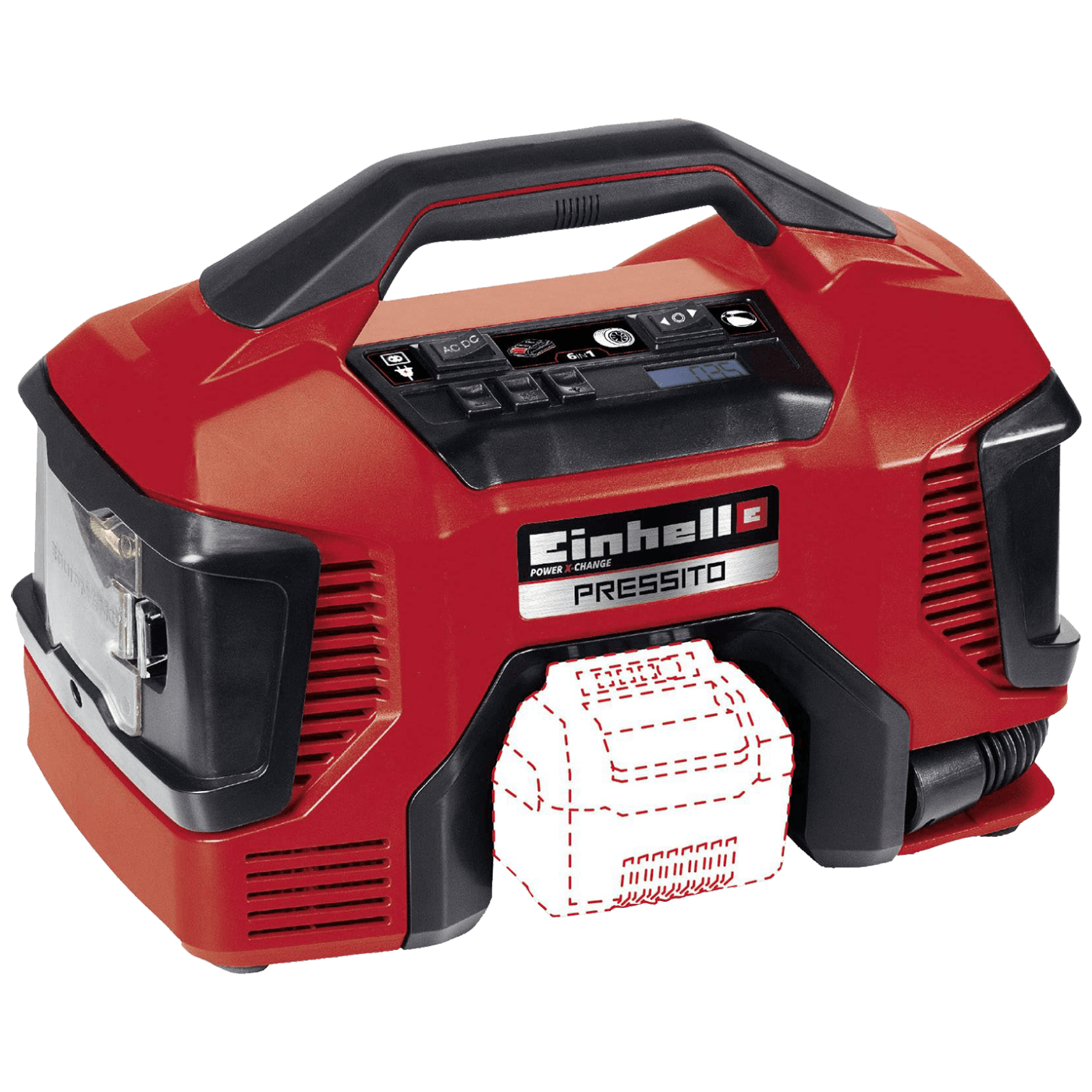 Einhell Hibrid kompresor, 11 bar-a, bez baterije - Power X Change PRESSITO