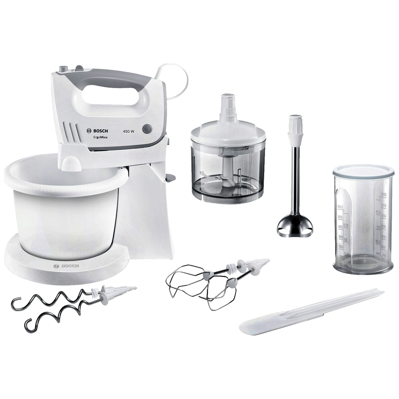 Bosch Mikser sa posudom, 450W, 5 brzina, ErgoMixx - MFQ36490
