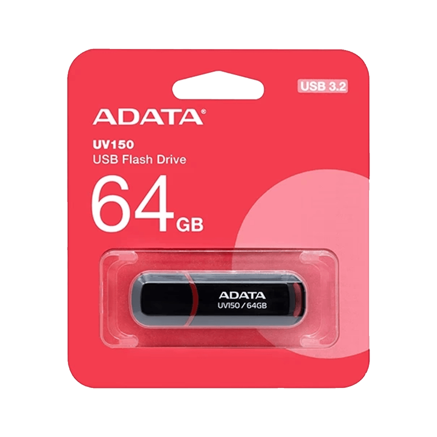 USB Memory stick Adata UFD 64GB USB 3.2 AUV150-64G-RBK/Crna