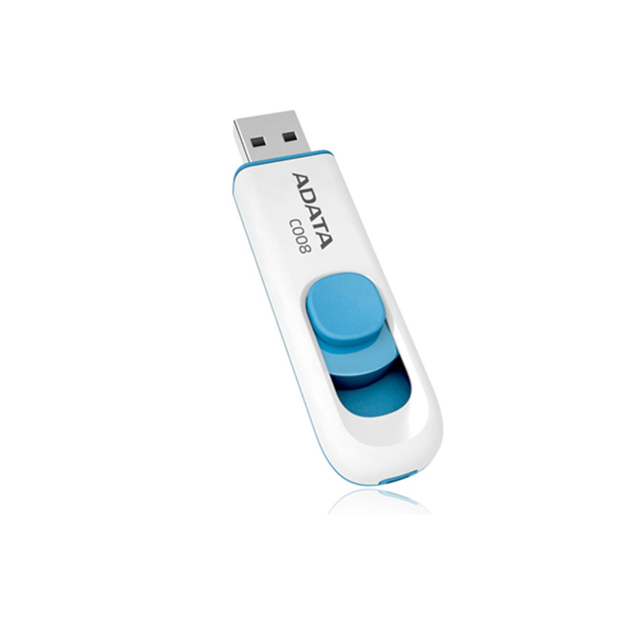 USB Memory stick Adata UFD 64GB C008 White USB 2.0, Brzina čitanja 30 MB/s, Brzina pisanja 10 MB/s,AC008-64G-RWE