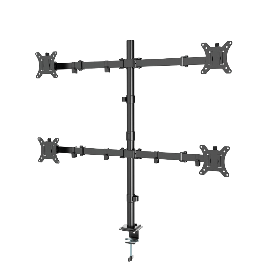 0138809_nosac-za-cetri-monitora-gembird-ma-d4-01-montaza-na-stol-tilting-swivel-13-32-up-to-10-kg
