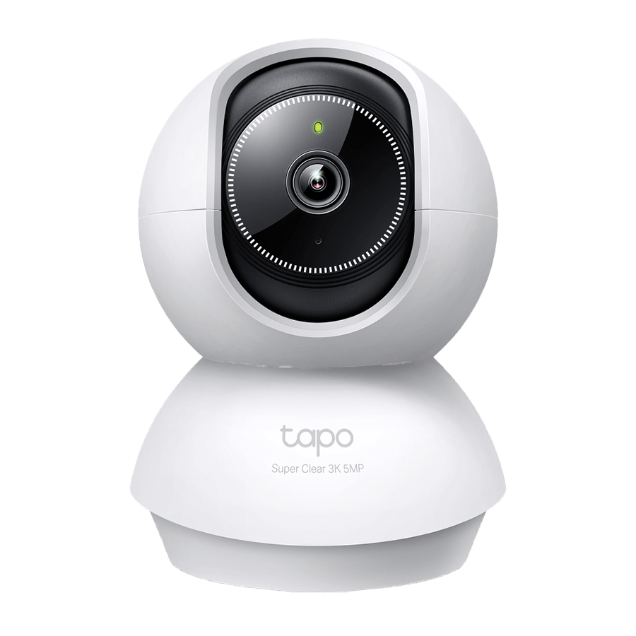 TP-Link TAPO-C230 Pan/Tilt AI Home Security Wi-Fi Camera, 3K 5MP (2880x1620), 2.4 GHz, Horizontal 360, Pan/Tilt, Smart AI Detection and Notifications 