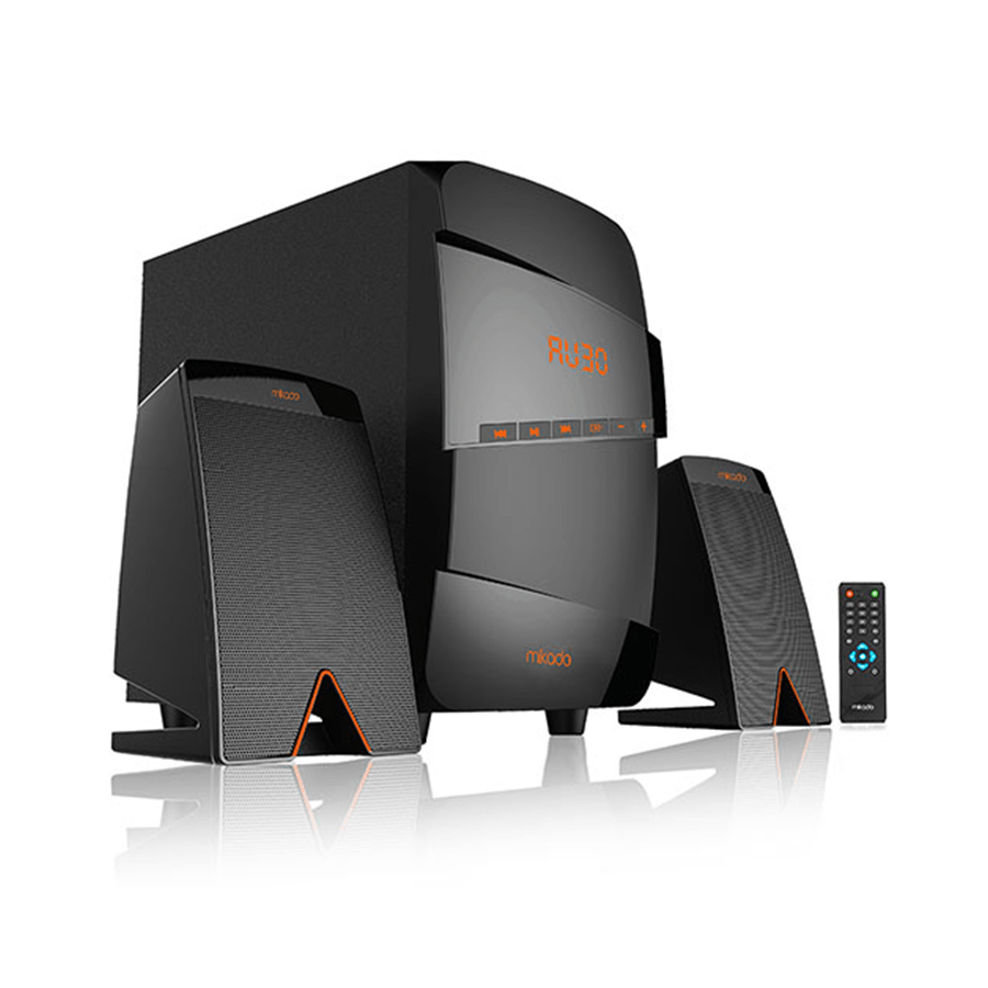 Zvučnici 2.1 gaming Mikado MD-671BT 2 + 1 40W RMS Black Usb + SD + Fm SupportedMultimedia Bluetooth Speaker, 22077