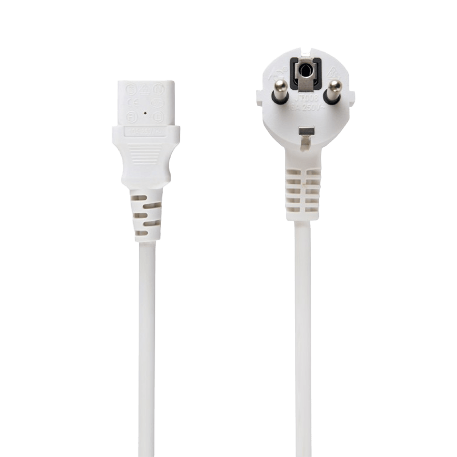 Napojni kabl, PC-186W-VDE, white GEMBIRD, 1,8m