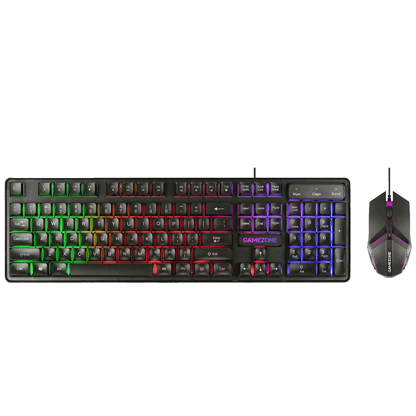 Tracer Tastatura sa osvjetljenjem, optički miš, gaming set, USB - Gaming set BOOST USB