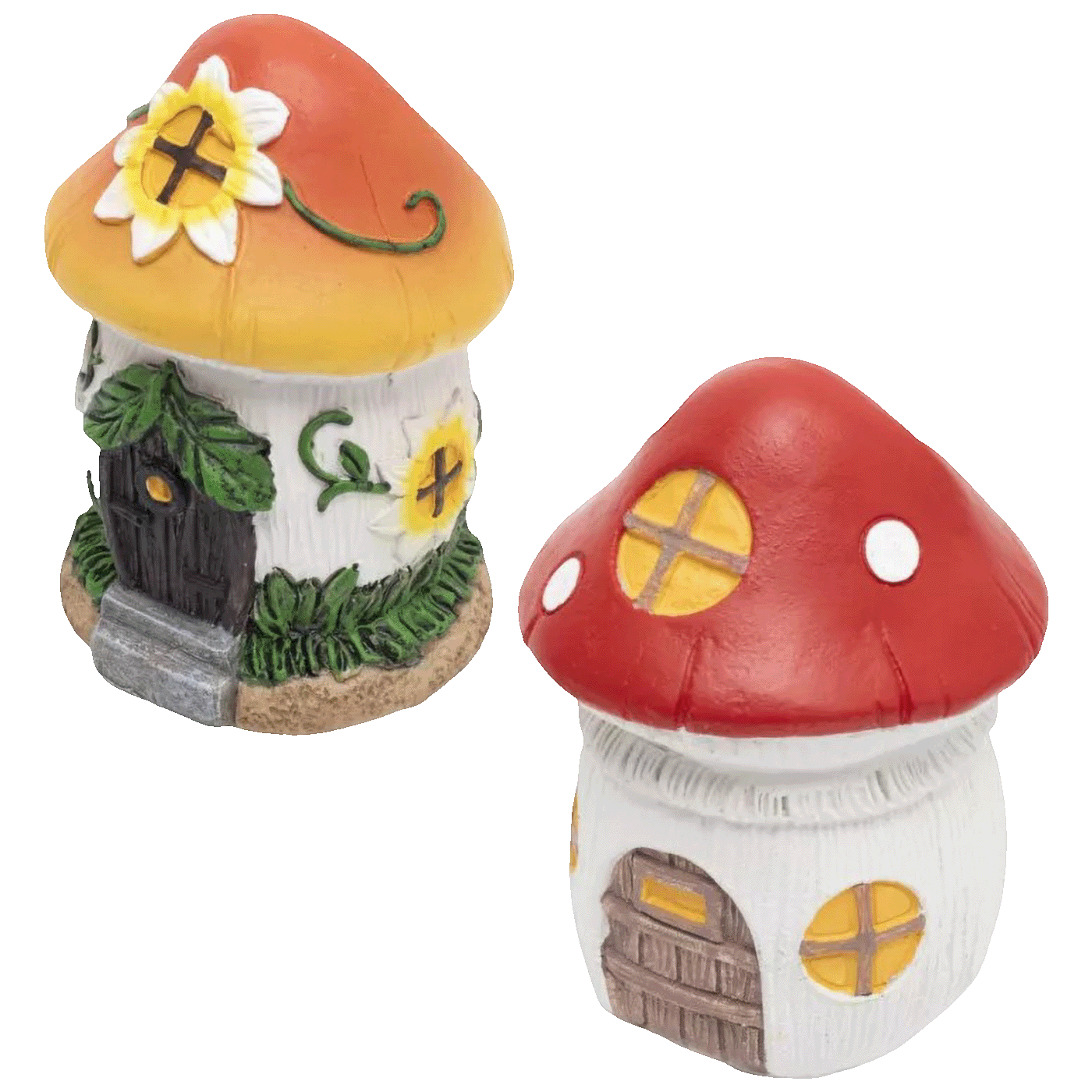 home Solarna vrtna lampa u obliku kućice-gljiva, 40 mAh - MX675