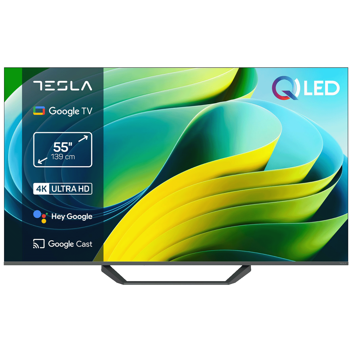 Tesla Televizor Smart QLED 4K UltraHD 55", Series 6, Google TV - Q55E655GUS