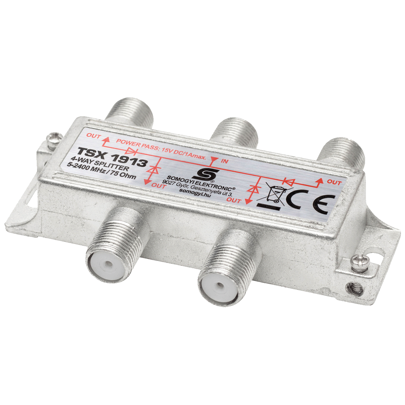 USE Antenski razdjeljnik 1 ulaz 4 izlaza, 5-2400 MHz - TSX 1913