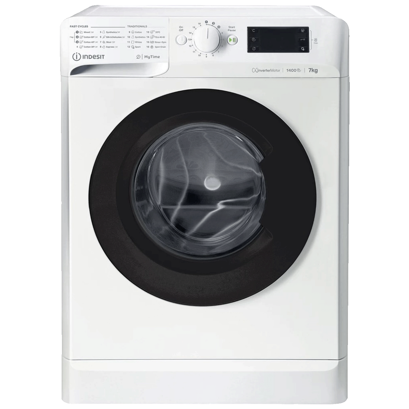 Indesit Mašina za veš, 1400 obrtaja, 7kg veša, C - MTWE 71484 WK EE