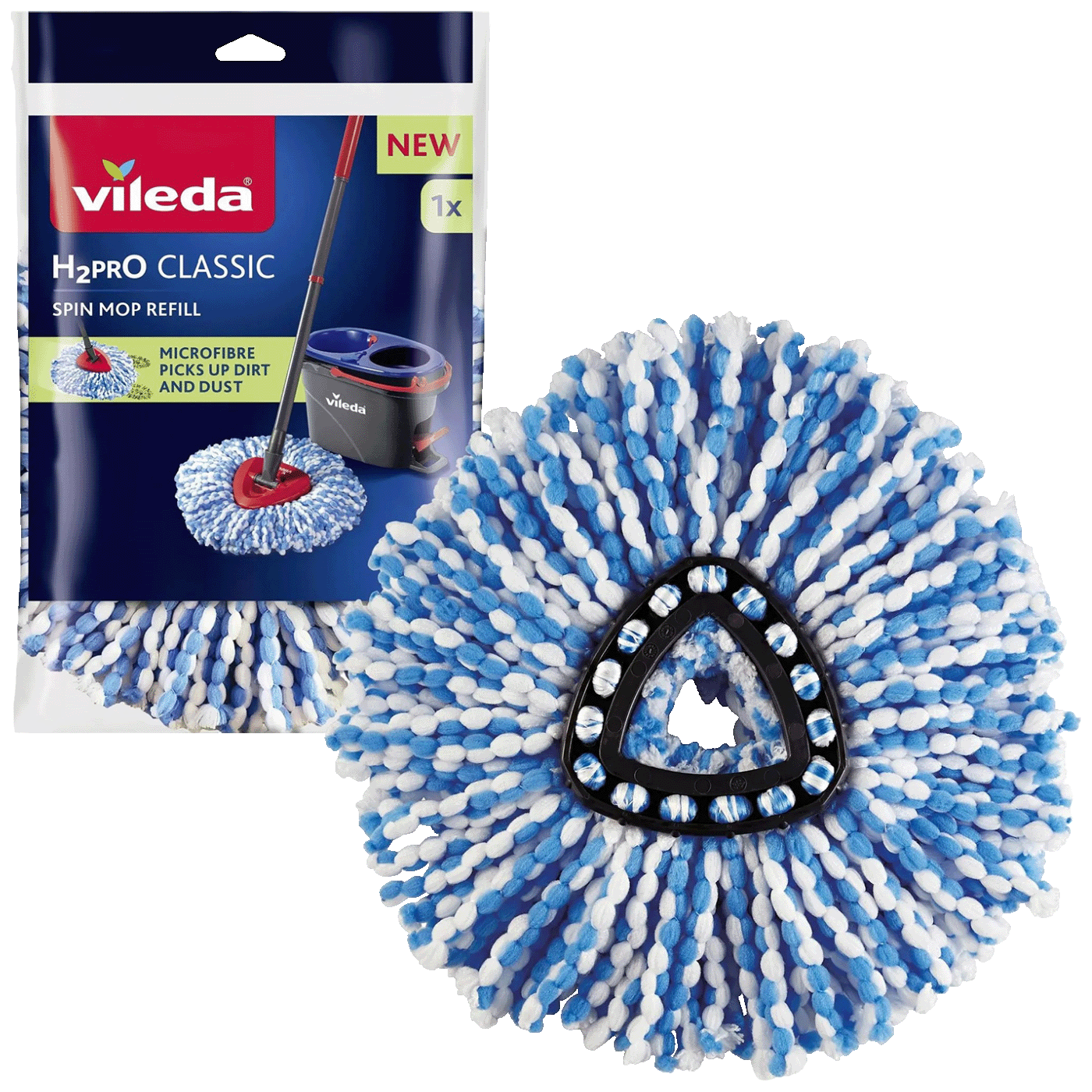 Vileda Zamjenska krpa za čišćenje poda za H2PRO Spin Mop - H2PRO Spin Mop Refill